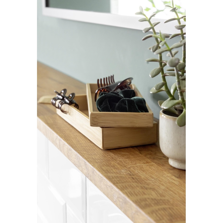 WENKO 23917100 - Boîte TERRA 24 x 10 cm marron