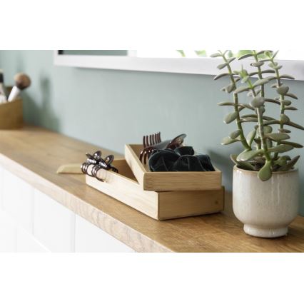 WENKO 23917100 - Opbergbox TERRA 24x10 cm bruin