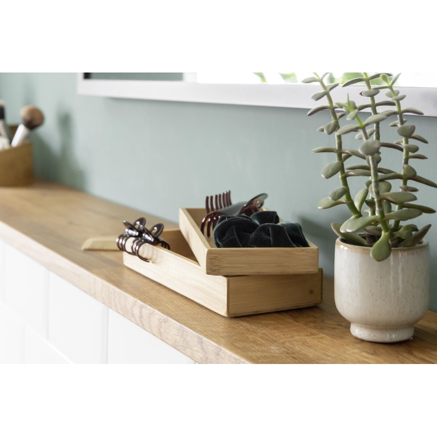 WENKO 23917100 - Opbergbox TERRA 24x10 cm bruin