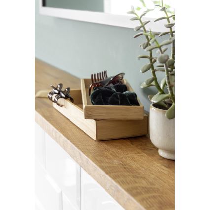 WENKO 23917100 - Opbergbox TERRA 24x10 cm bruin