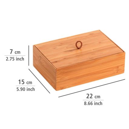 WENKO 23924800 - Opbergbox TERRA 22x15 cm bruin