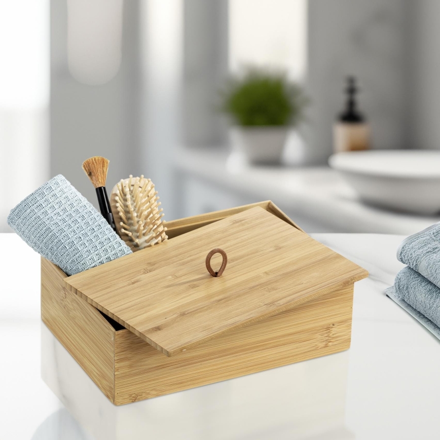 WENKO 23924800 - Opbergbox TERRA 22x15 cm bruin