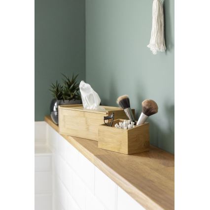 WENKO 23925100 - Boîte à mouchoirs TERRA 25x13 cm marron