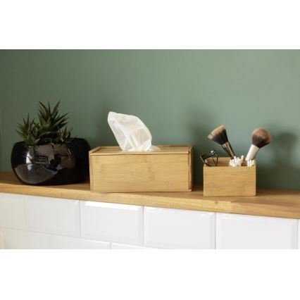 WENKO 23925100 - Zakdoekendoos TERRA 25x13 cm bruin
