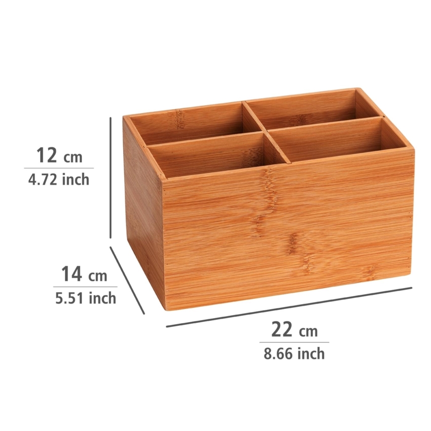 WENKO 23926100 - Boîte TERRA 22x14 cm marron