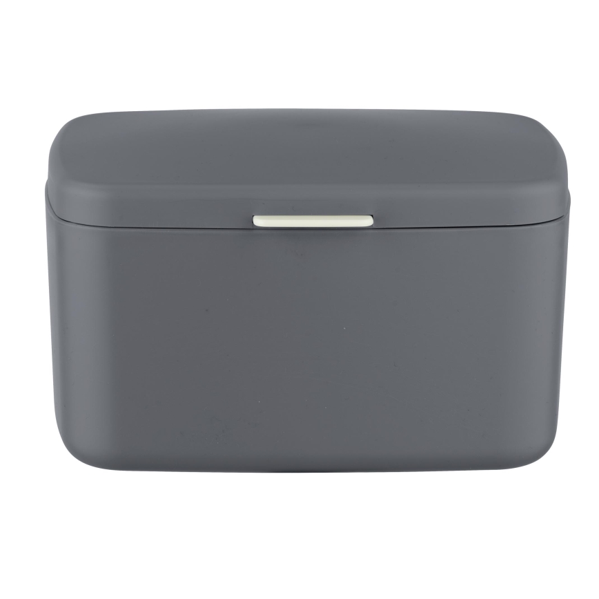 WENKO 23981100 - Box BARCELONA 19,5x16 cm anthracite/chrome brillant