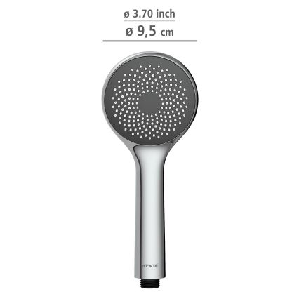 WENKO 23991100 - Douchekop met waterbesparend systeem 9,5x9,5 cm glanzend chroom/grijs