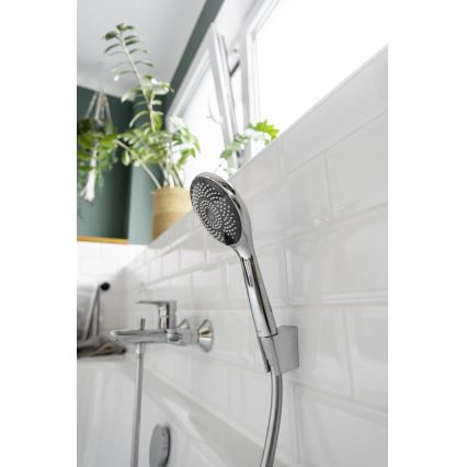 WENKO 23992100 - Douchekop Waterbesparend systeem 9,5 x 9,5 cm glanzend chroom/grijs