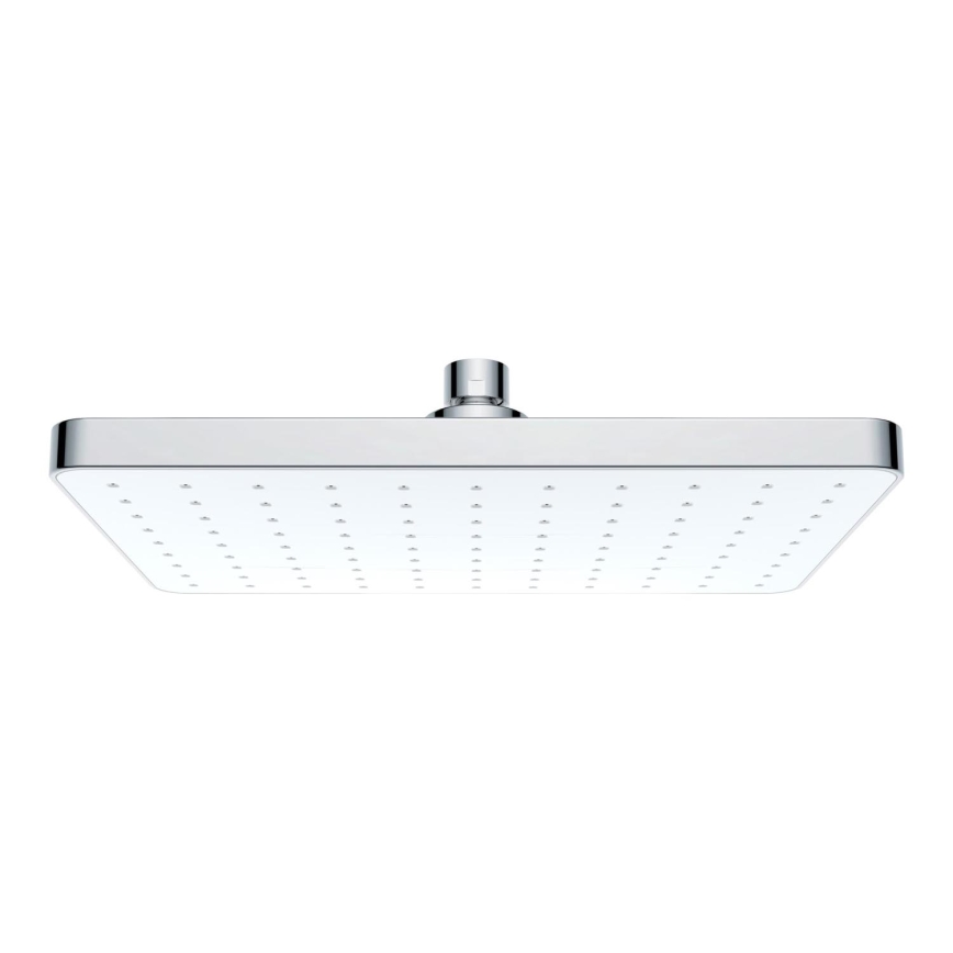 WENKO 24001100 - Douchekop met automatische reiniging 25x17 cm glanzend chroom/wit