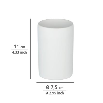 WENKO 24010100 - POLARIS-beker 7x11 cm, wit