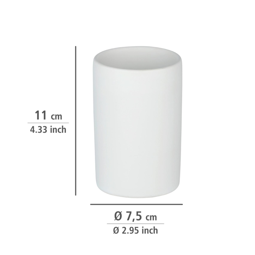 WENKO 24010100 - POLARIS-beker 7x11 cm, wit