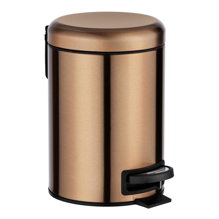 WENKO 24036100 - Corbeille LEMAN 17x25 cm inox/cuivré/noir