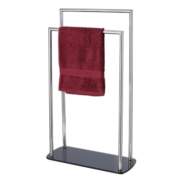 WENKO 24076800 - Porte-serviettes RAVINA 48x80 cm inox/argenté/noir