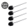 WENKO 24089800 - Brosse WC 8x35 cm inox/argenté/noir