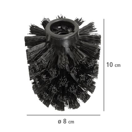 WENKO 24090800 - embout WC 8x9,3 cm noir