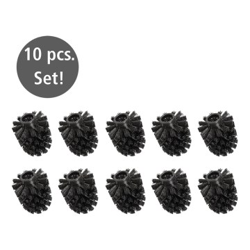 WENKO 24090800 - WC-opzetstuk 8x9,3 cm zwart