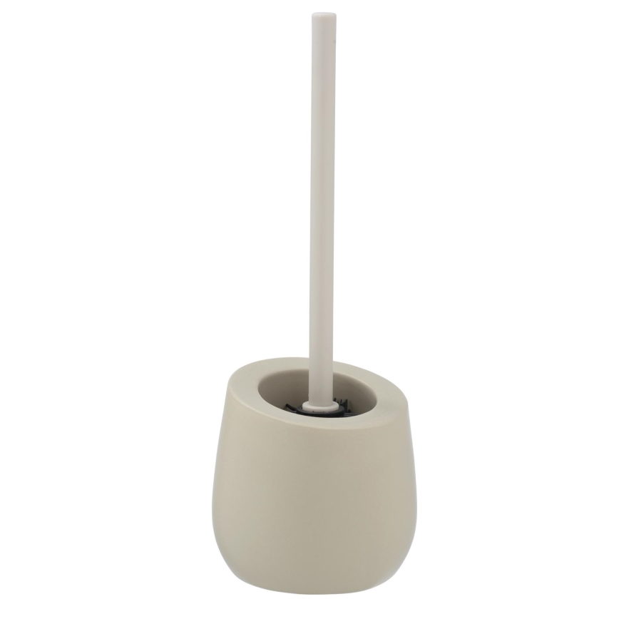 WENKO 24136100 - Brosse WC BADI 13,5 x 38 cm beige