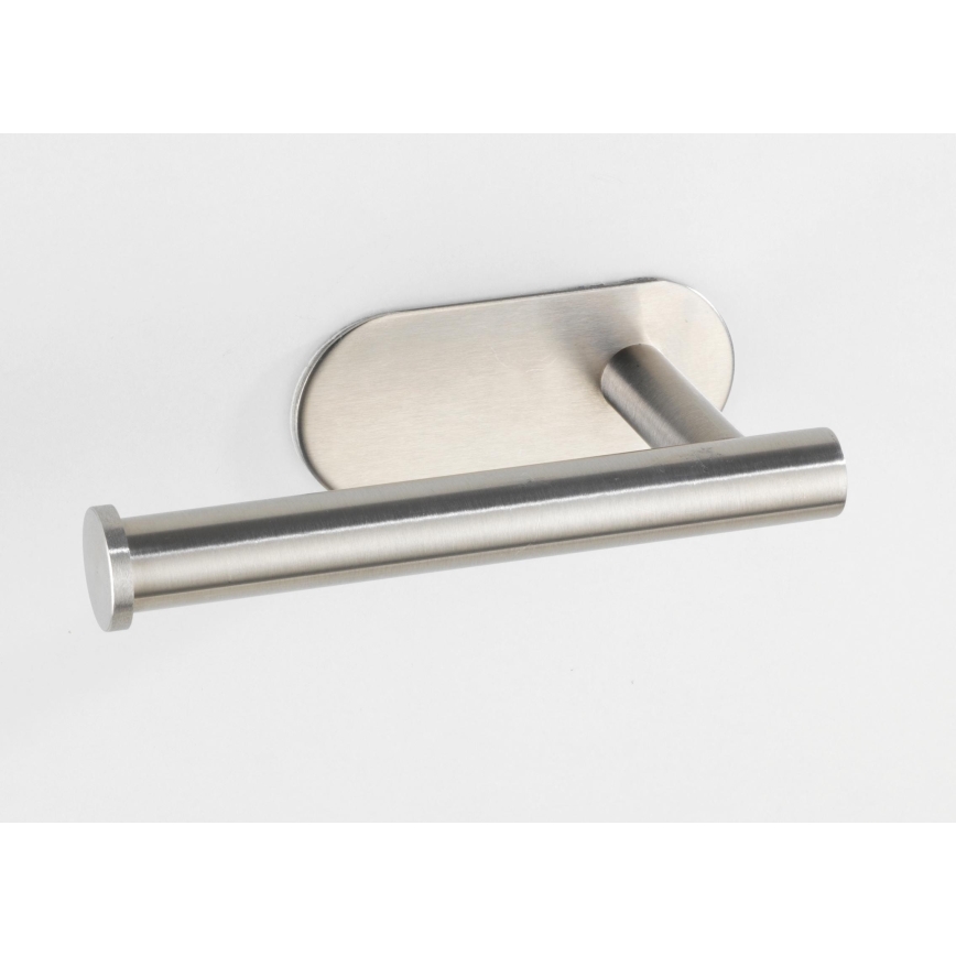 WENKO 24166100 - Toiletpapierhouder TURBO-LOC OREA MATT 16x7 cm RVS/zilver