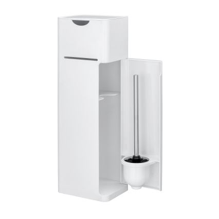 WENKO 24212100 - WC-borstel IMON 20 x 58,5 cm wit