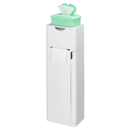 WENKO 24212100 - WC-borstel IMON 20 x 58,5 cm wit