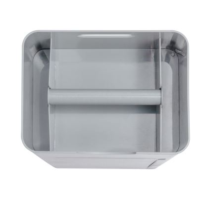 WENKO 24213100 - Toiletborstel IMON 20x58,5 cm grijs