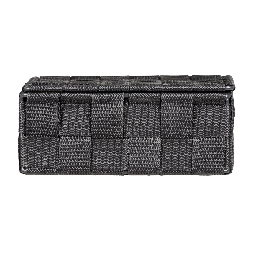 WENKO 24223100 - Opbergmand ADRIA 26x17 cm grijs/antraciet