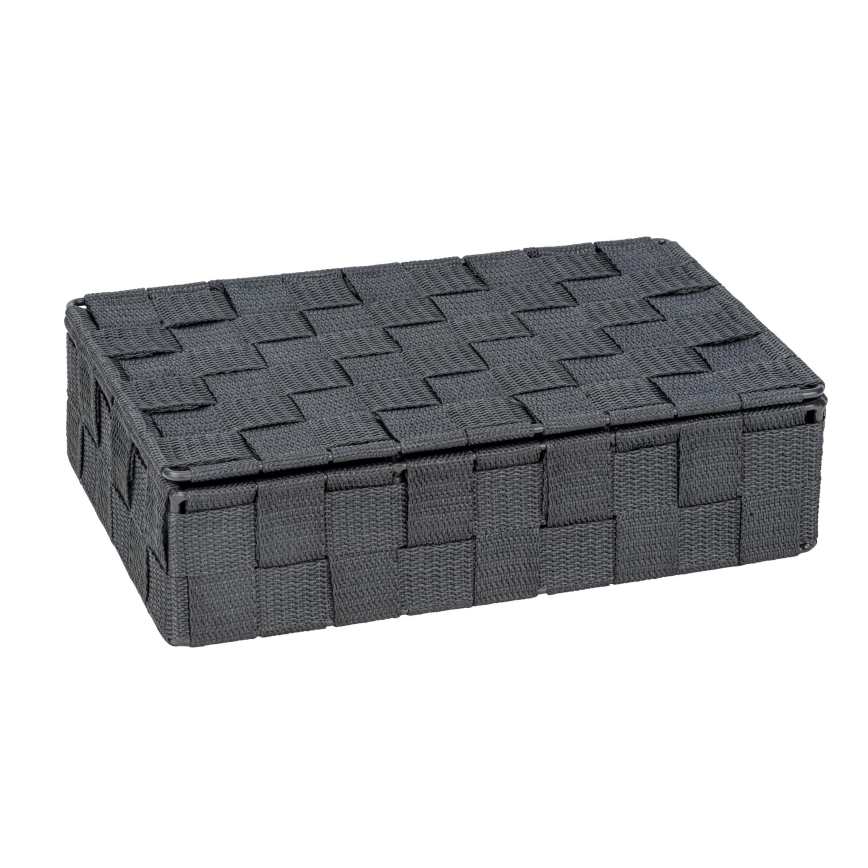 WENKO 24223100 - Panier ADRIA 26 x 17 cm gris/anthracite