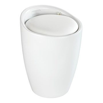 WENKO 24228100 - Kruk CANDY 36x50,5 cm wit/zwart