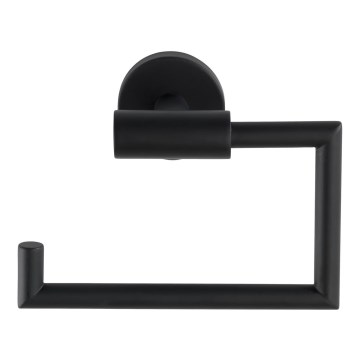 WENKO 24240100-Toiletrolhouder BOSIO BLACK 15x10,5 cm rvs/zilver