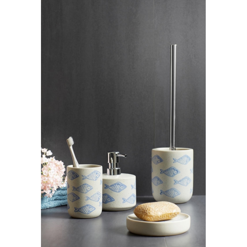 WENKO 24310100 - Gobelet AQUAMARIN 8x11 cm beige