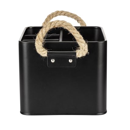 WENKO 24328100 - Opbergbox GARA 19x13 cm zwart