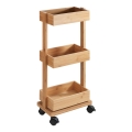 WENKO 24390100 - Opbergrek TORTONA 18x71,5 cm bruin/zwart