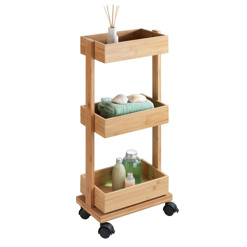 WENKO 24390100 - Opbergrek TORTONA 18x71,5 cm bruin/zwart