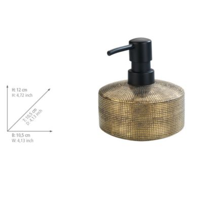 WENKO 24401100 - Zeepdispenser RIVARA 400 ml goudkleurig