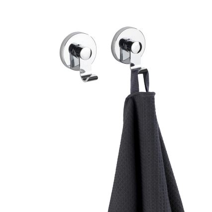 WENKO 24466100 - VACUUM-LOC haak, 6 x 7 cm, glanzend chroom