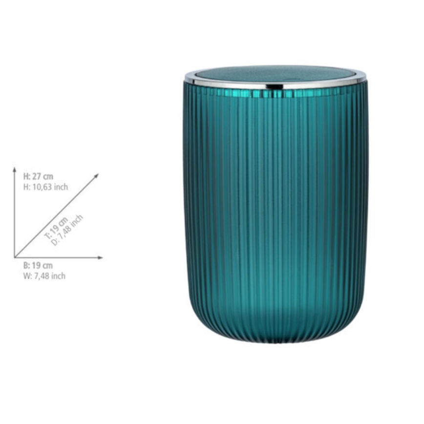 WENKO 24483100 - Mand AGROPOLI 19x27 cm turkoois