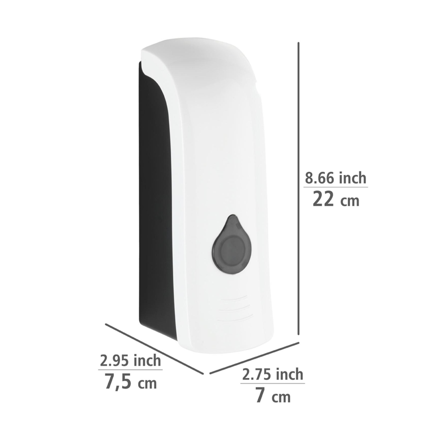 WENKO 24588100-Zeepdispenser RANERA 740 ml wit/zwart