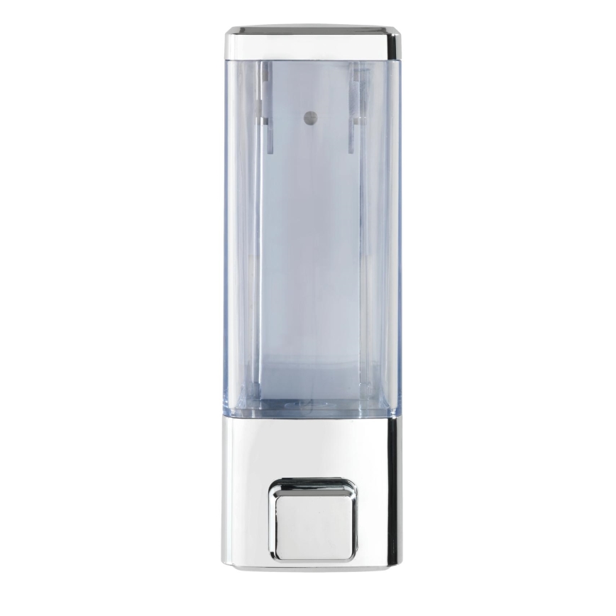 WENKO 24593100-Zeepdispenser ISTRES 320 ml glanzend chroom/helder