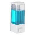 WENKO 24594100-Zeepdispenser ISTRES 320 ml wit/helder