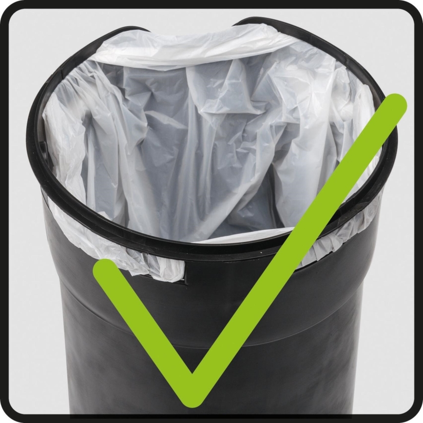 WENKO 24682100 - Mand LEMAN 21x24 cm grijs/zwart