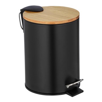 WENKO 24696100 - Panier TORTONA 17x21 cm noir/marron