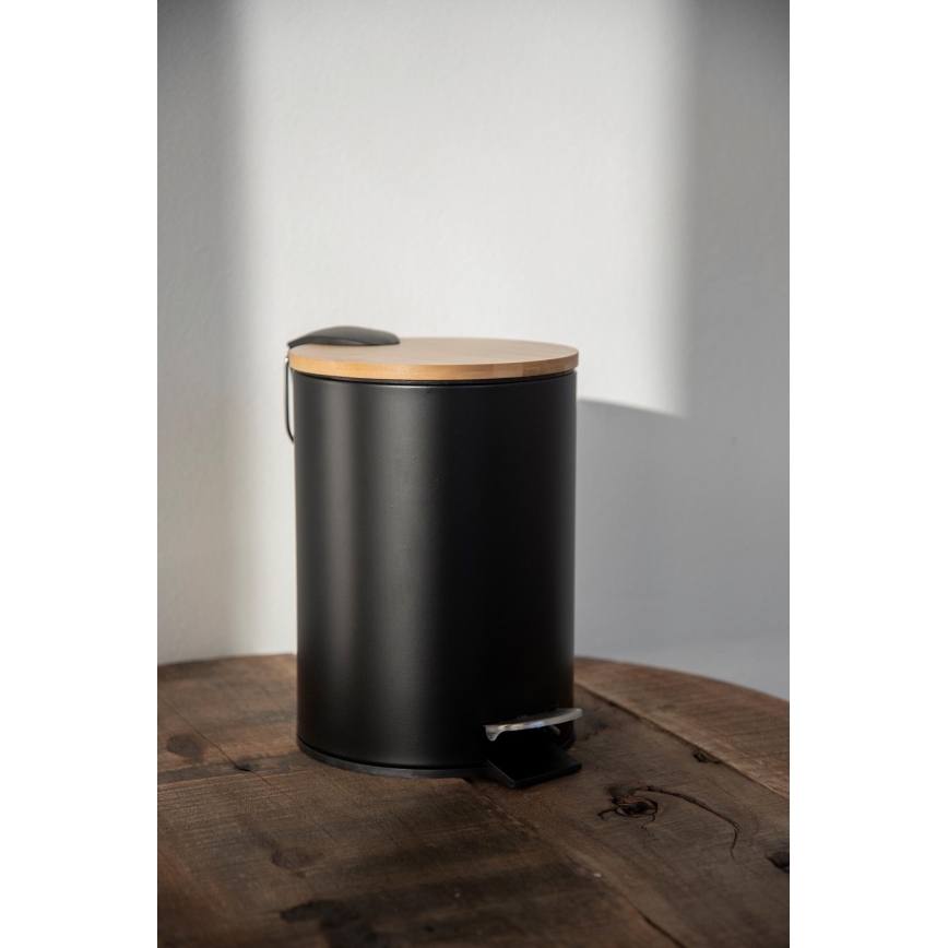 WENKO 24696100 - Panier TORTONA 17x21 cm noir/marron