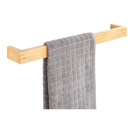 WENKO 24742100 - Handdoekhouder BAMBUSA 60x9 cm bruin