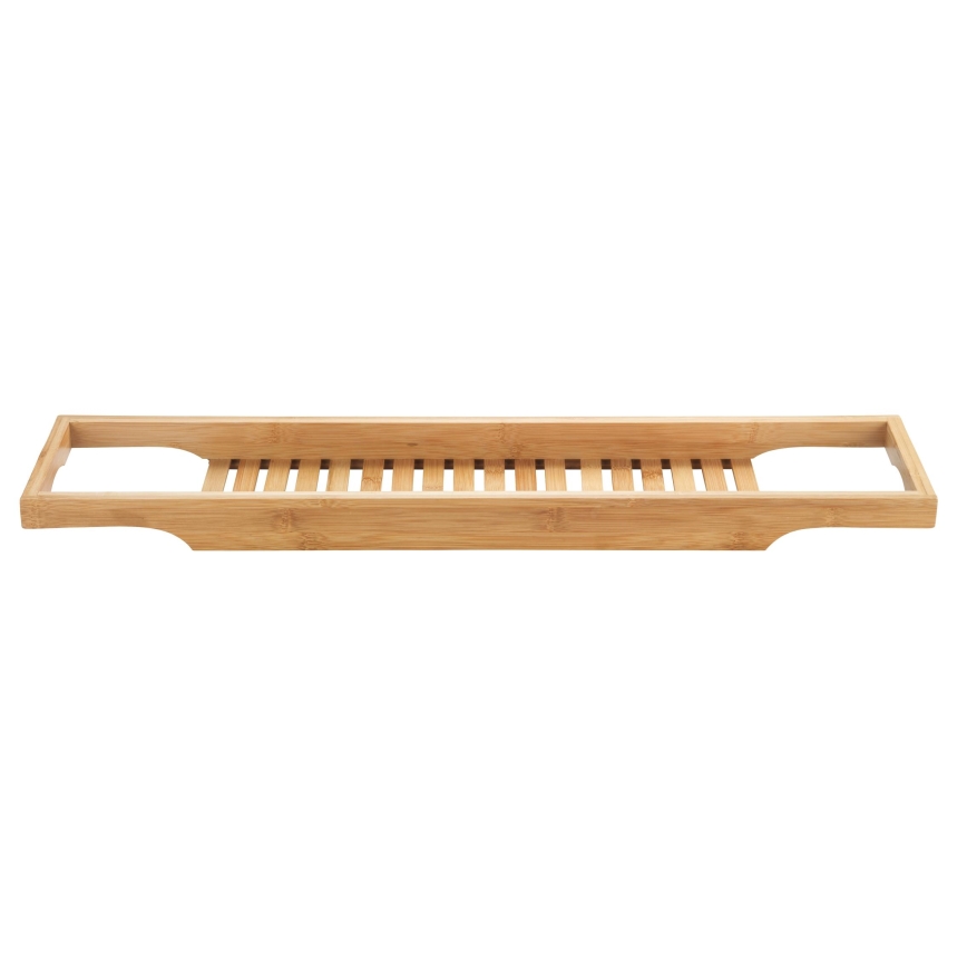 WENKO 24750100 - Étagère de baignoire BAMBUSA 70 x 16 cm marron