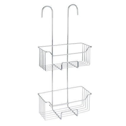WENKO 24758100 - Doucherek MILO 25x55 cm zilver/helder