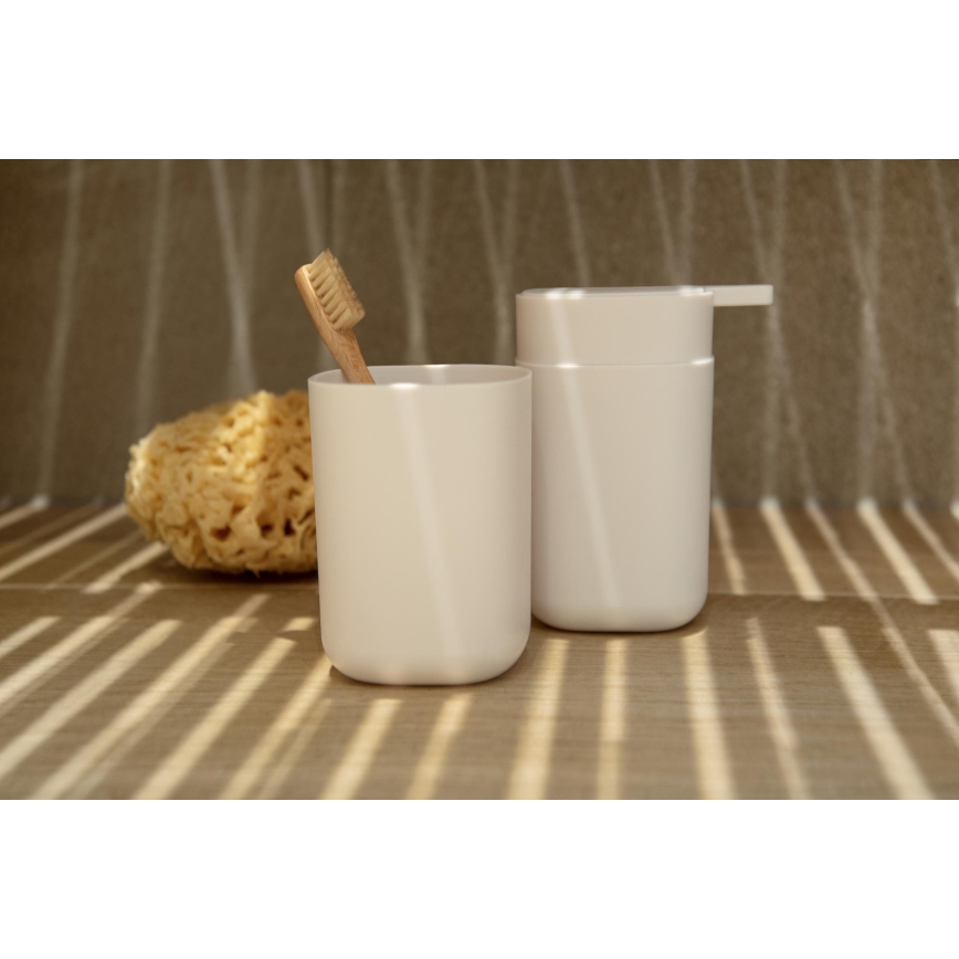 WENKO 24829100 - Distributeur de savon DAVOS 350 ml blanc