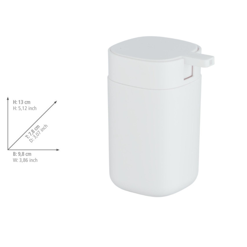 WENKO 24829100 - Distributeur de savon DAVOS 350 ml blanc