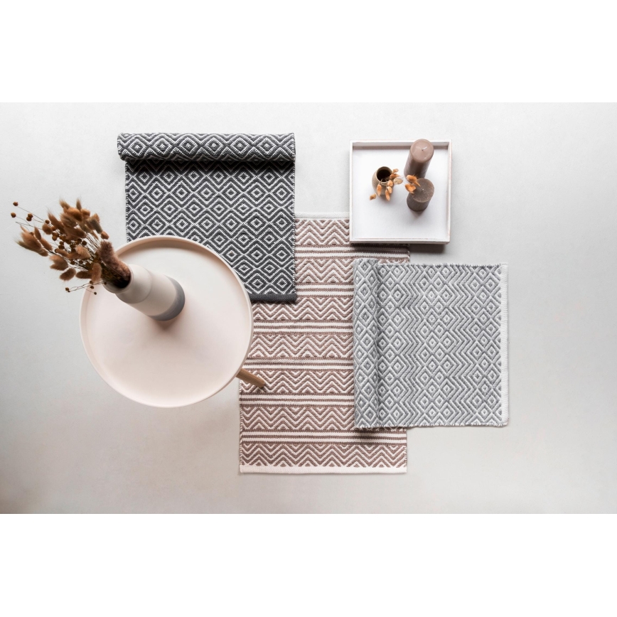 WENKO 24868100-Badmat SHAKI 50x80 cm beige/wit