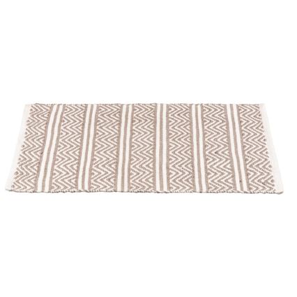 WENKO 24868100-Badmat SHAKI 50x80 cm beige/wit
