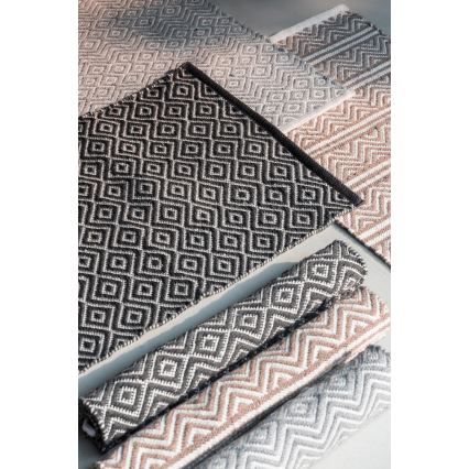 WENKO 24868100-Tapis SHAKI 50x80 cm beige/blanc